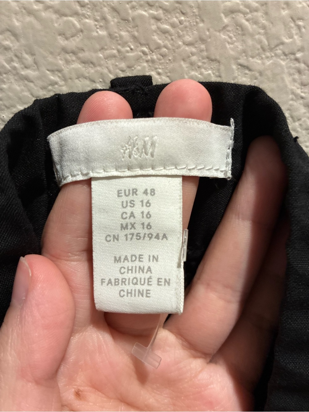 H&M Vintage inspired Tailored Black Dress Pants Comfortable material size 16 - Picture 11 of 11